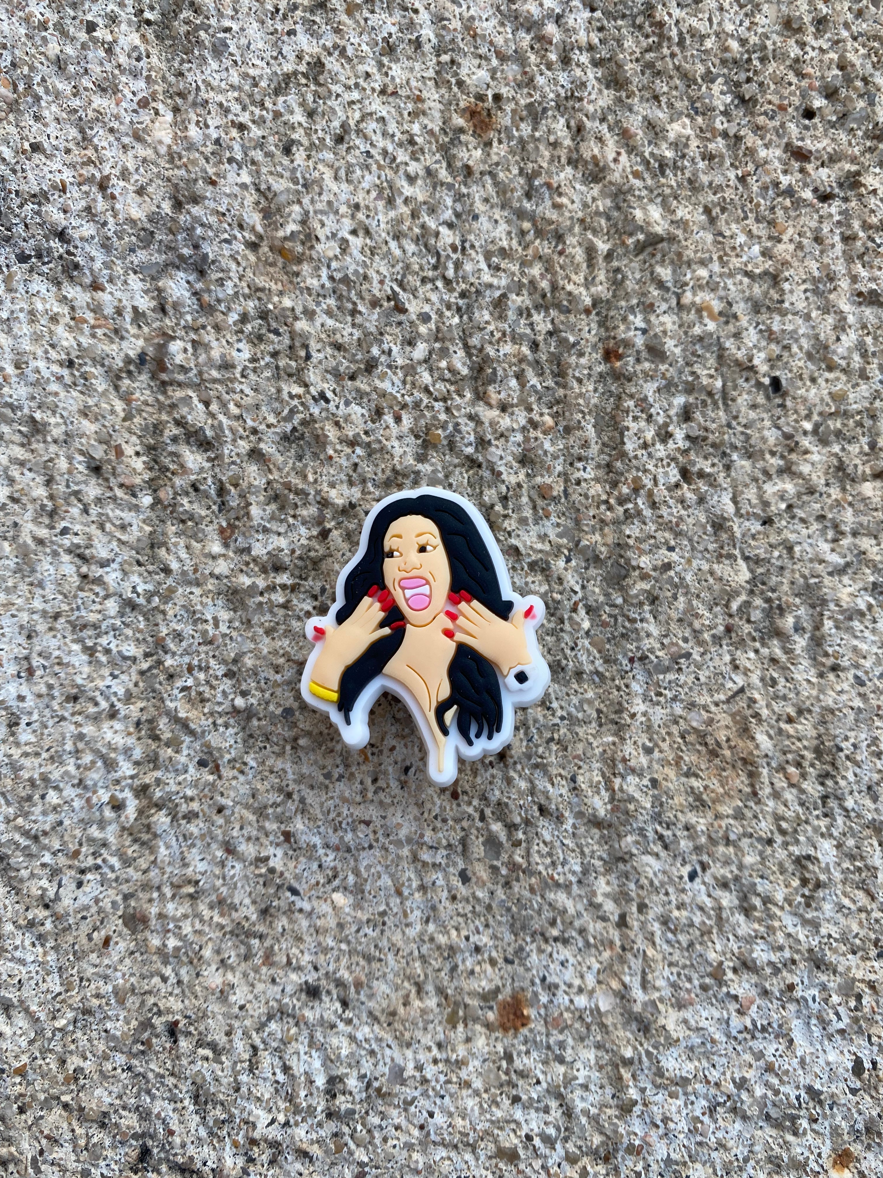 Cardi B Charm Jibbitz bellascharmco