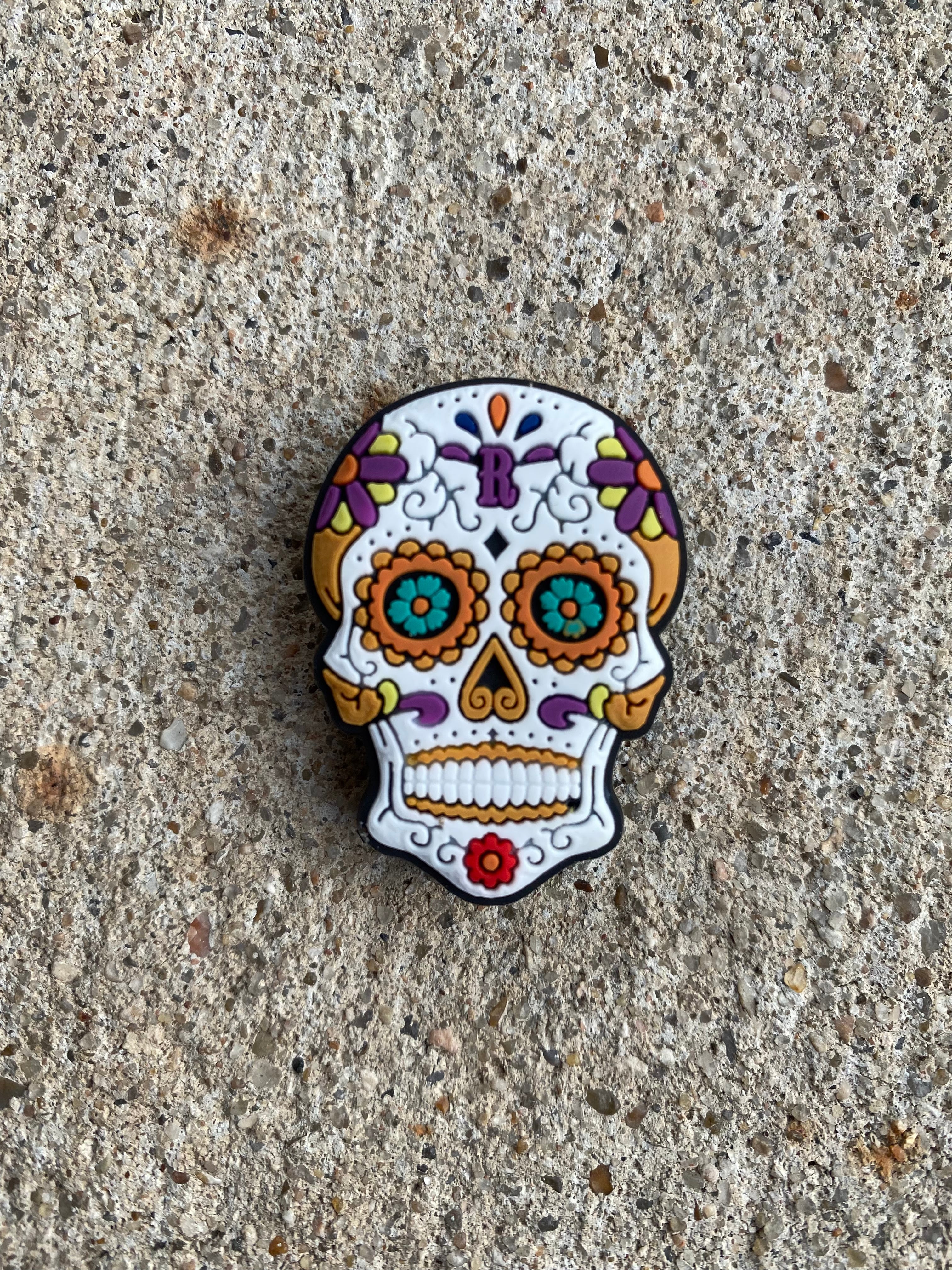 Sugar Skull Shoe Charm Jibbitz bellascharmco